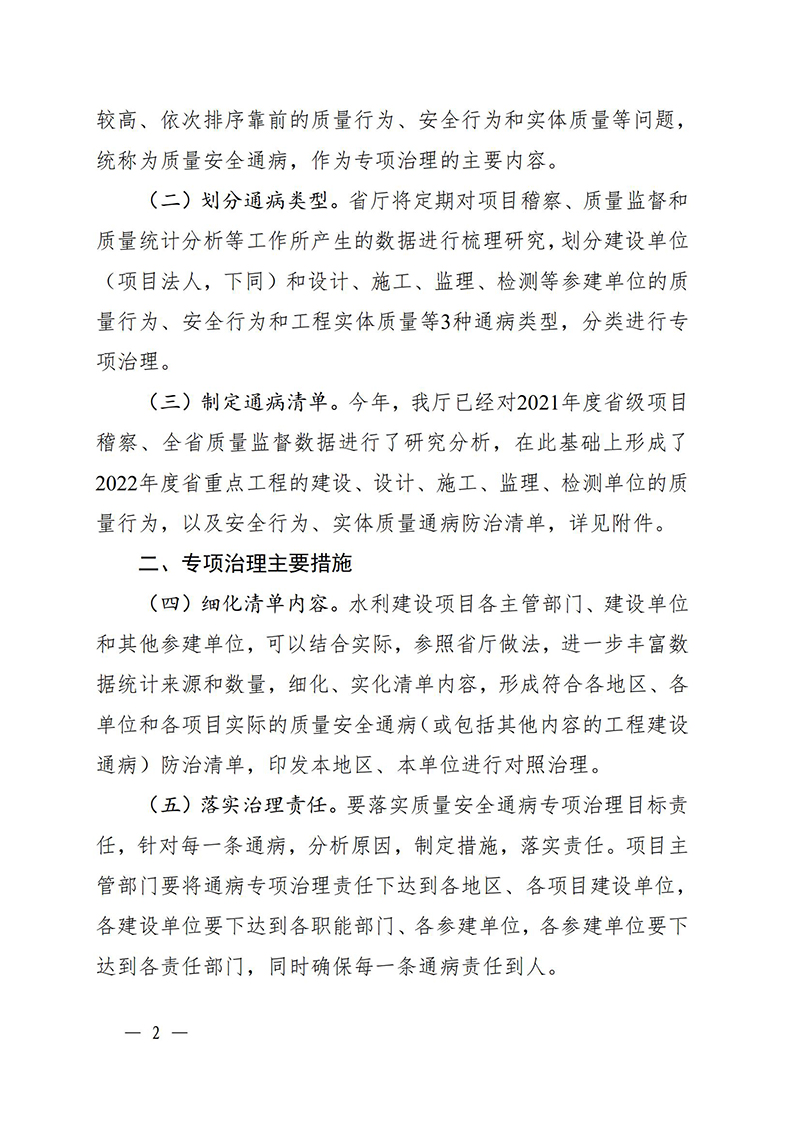 （蘇水基〔2022〕2號 ）江蘇省水利廳《關(guān)于開展水利工程建設質(zhì)量安全通病專項治理工作的通知》_01.jpg
